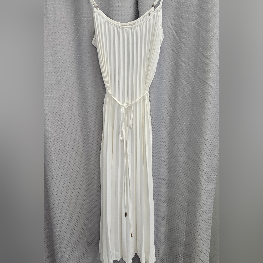NWOT bishop + young White Maxi Dress